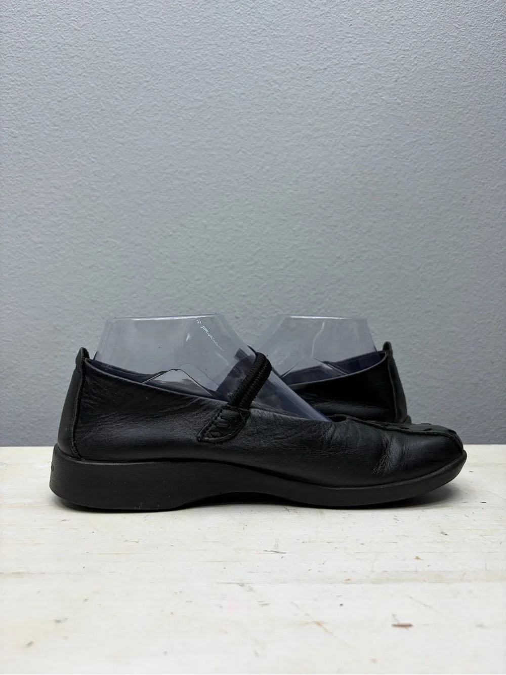 Arcopedico Shawna Black Leather Mary Jane Shoes Size 39